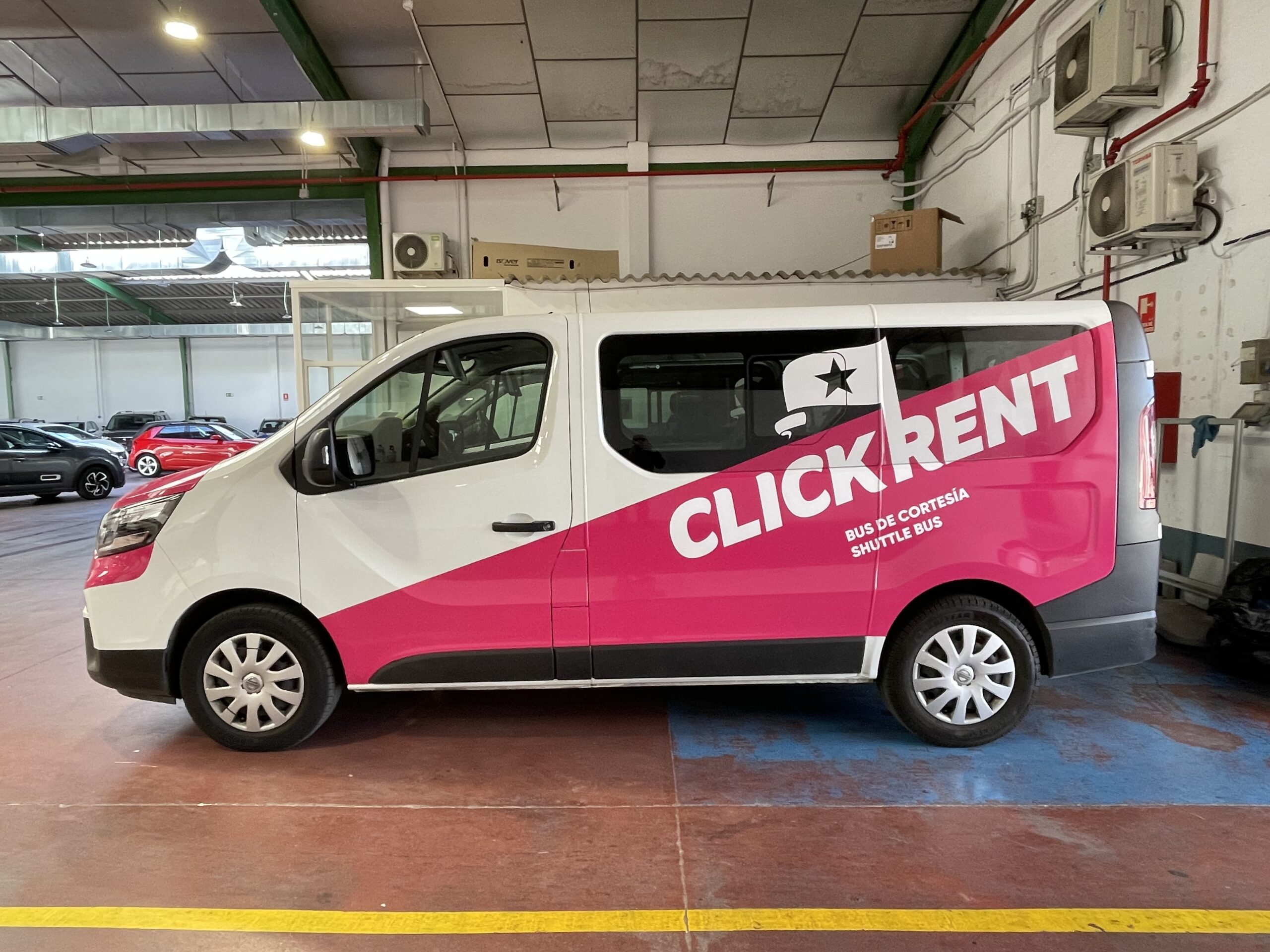 Logotec rotulación vehículos Click Rent